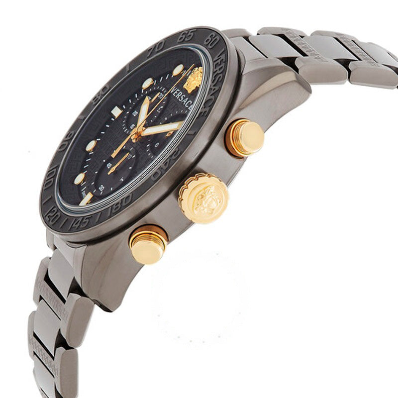 Relógio Greca Dome Cronógrafo Quartzo Mostrador Preto 43 mm - Mercado de Luxo - O Maior E-Commerce de Bens, Produtos e Serviços de Luxo do Brasil.