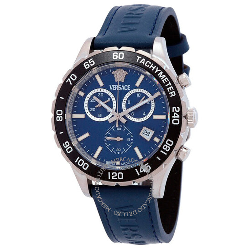 Relógio Novo Hellen Chronograph Quartzo Mostrador Azul 43 mm - Mercado de Luxo - O Maior E-Commerce de Bens, Produtos e Serviços de Luxo do Brasil.
