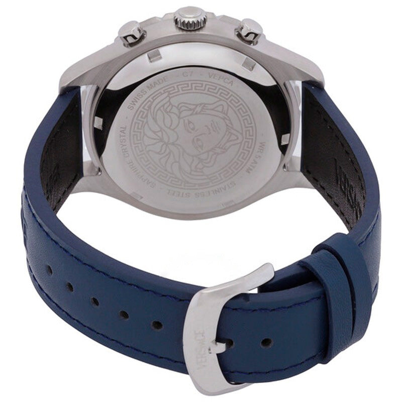 Relógio Novo Hellen Chronograph Quartzo Mostrador Azul 43 mm - Mercado de Luxo - O Maior E-Commerce de Bens, Produtos e Serviços de Luxo do Brasil.