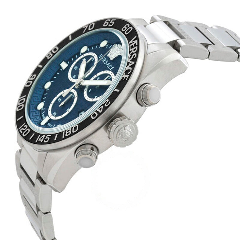 Relógio Greca Dome Chronograph Quartzo Mostrador Azul 43 mm - Mercado de Luxo - O Maior E-Commerce de Bens, Produtos e Serviços de Luxo do Brasil.