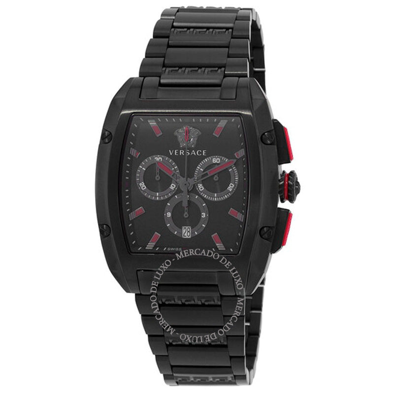 Relógio Dominus Cronógrafo Quartzo Mostrador Preto 49 mm - Mercado de Luxo - O Maior E-Commerce de Bens, Produtos e Serviços de Luxo do Brasil.