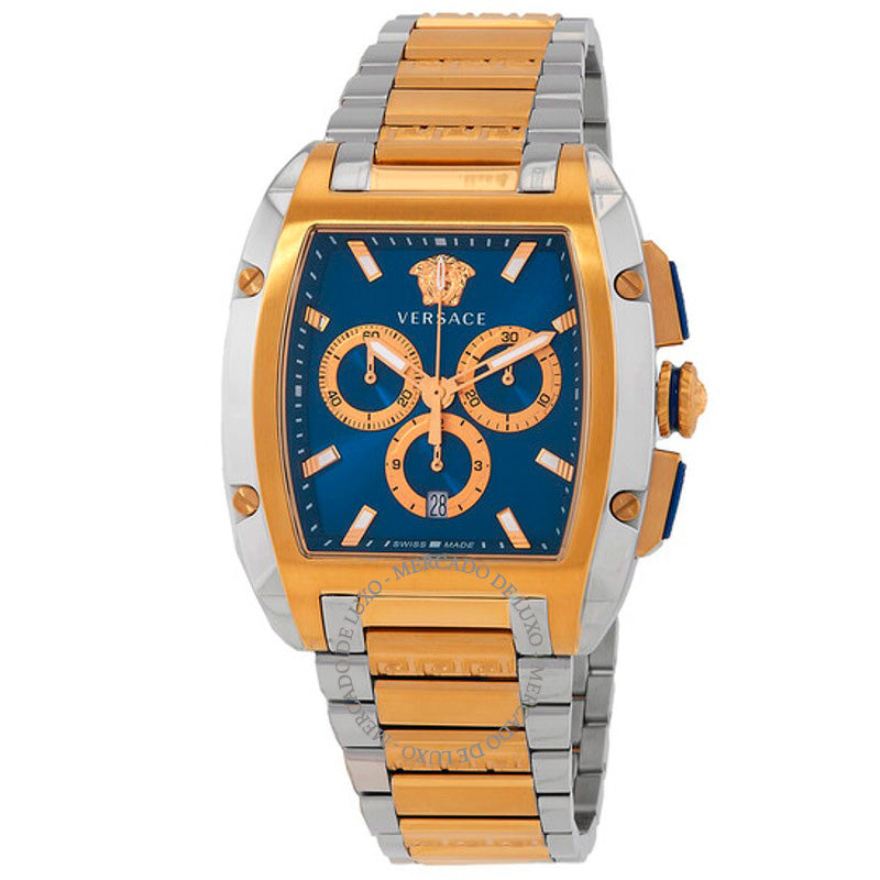 Relógio Dominus Chronograph Quartz Mostrador Azul 49 mm - Mercado de Luxo - O Maior E-Commerce de Bens, Produtos e Serviços de Luxo do Brasil.