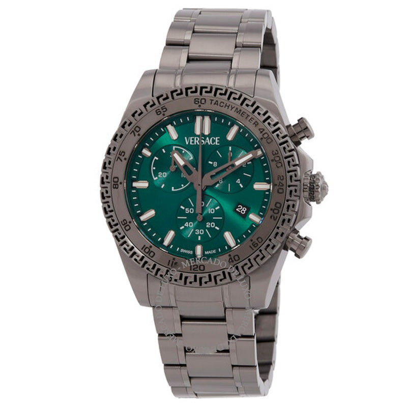 Relógio Chrono Cronógrafo Quartzo Mostrador Verde 44 mm - Mercado de Luxo - O Maior E-Commerce de Bens, Produtos e Serviços de Luxo do Brasil.