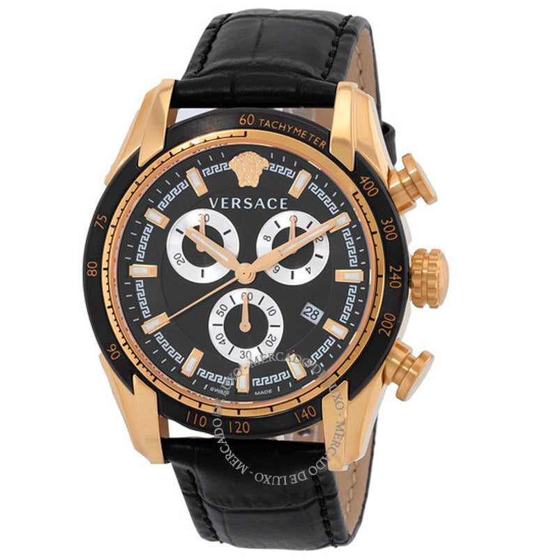 Relógio Cronógrafo V-Ray Quartzo Mostrador Preto 44 mm - Mercado de Luxo - O Maior E-Commerce de Bens, Produtos e Serviços de Luxo do Brasil.