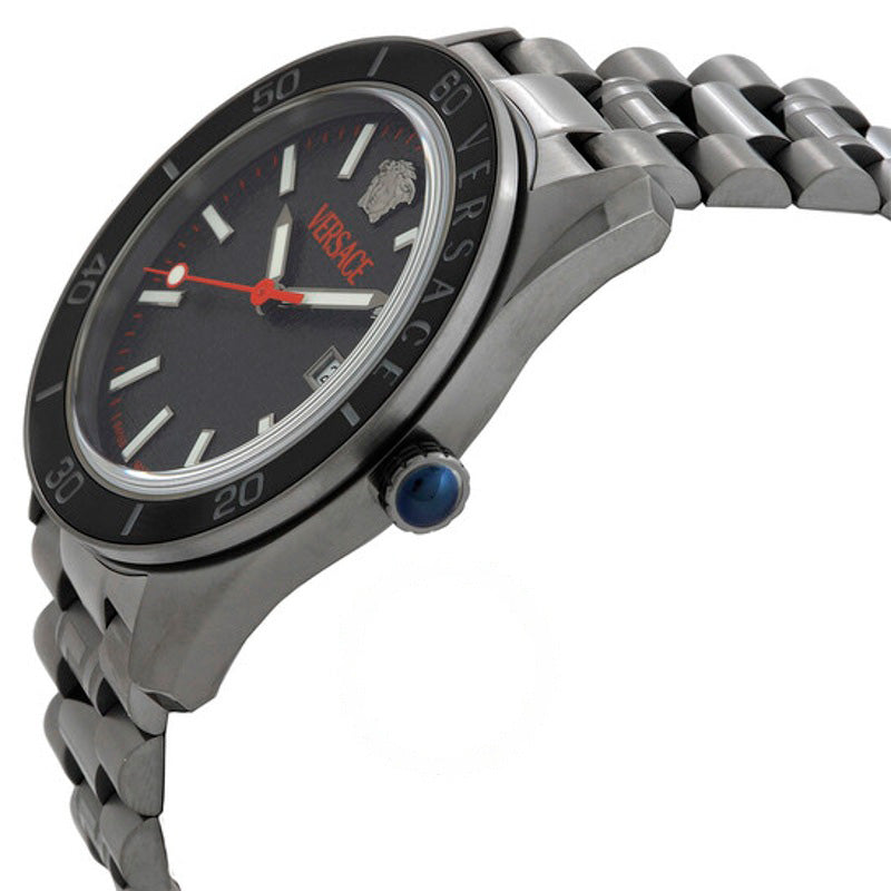 Relógio Mostrador guilhoché preto de quartzo V-Dome 42 mm - Mercado de Luxo - O Maior E-Commerce de Bens, Produtos e Serviços de Luxo do Brasil.