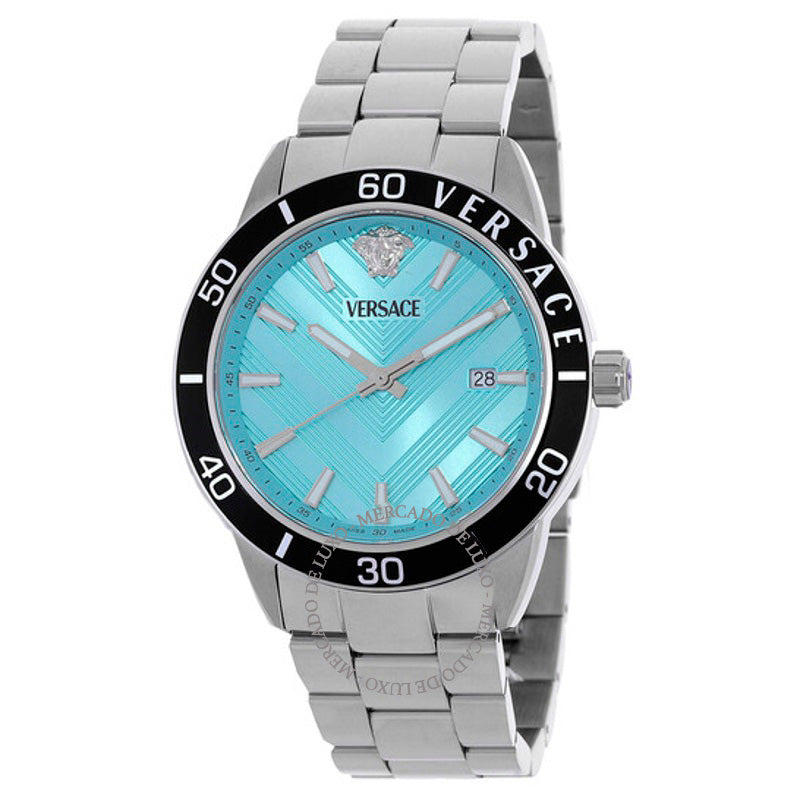 Relógio Greca Urban Quartz Mostrador Turquesa 43 mm - Mercado de Luxo - O Maior E-Commerce de Bens, Produtos e Serviços de Luxo do Brasil.