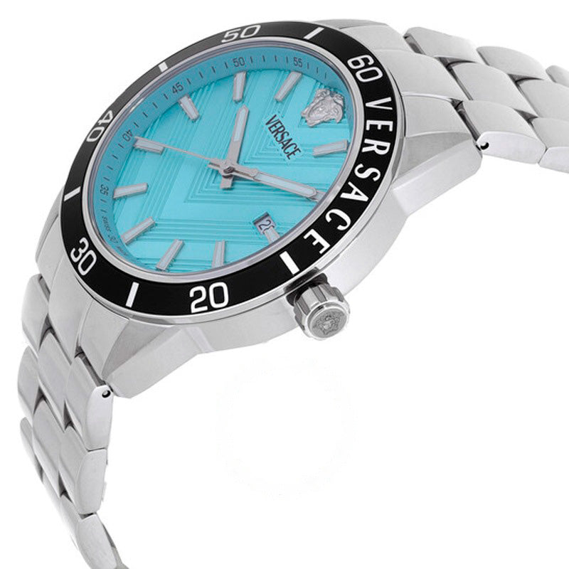 Relógio Greca Urban Quartz Mostrador Turquesa 43 mm - Mercado de Luxo - O Maior E-Commerce de Bens, Produtos e Serviços de Luxo do Brasil.