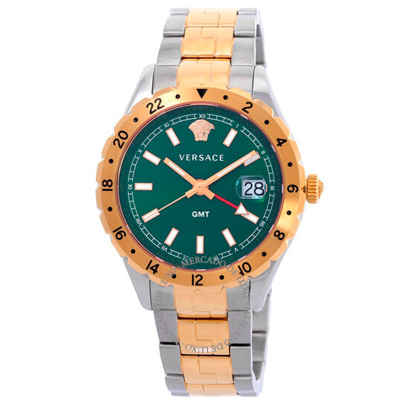 Relógio Hellenyium GMT Quartzo Mostrador Verde 42 mm - Mercado de Luxo - O Maior E-Commerce de Bens, Produtos e Serviços de Luxo do Brasil.