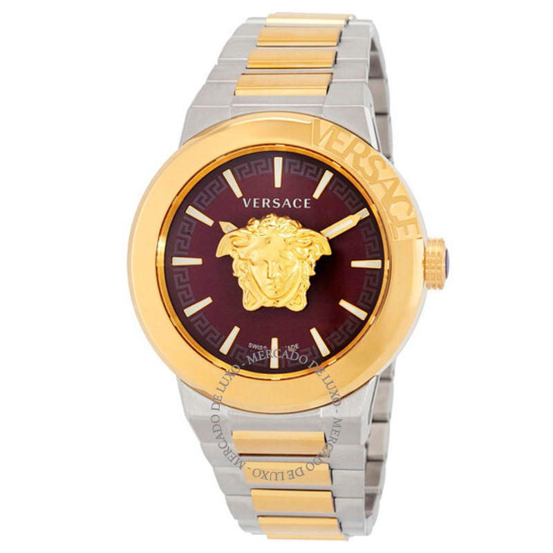 Relógio Medusa Infinite Quartz Mostrador Vermelho 43 mm - Mercado de Luxo - O Maior E-Commerce de Bens, Produtos e Serviços de Luxo do Brasil.