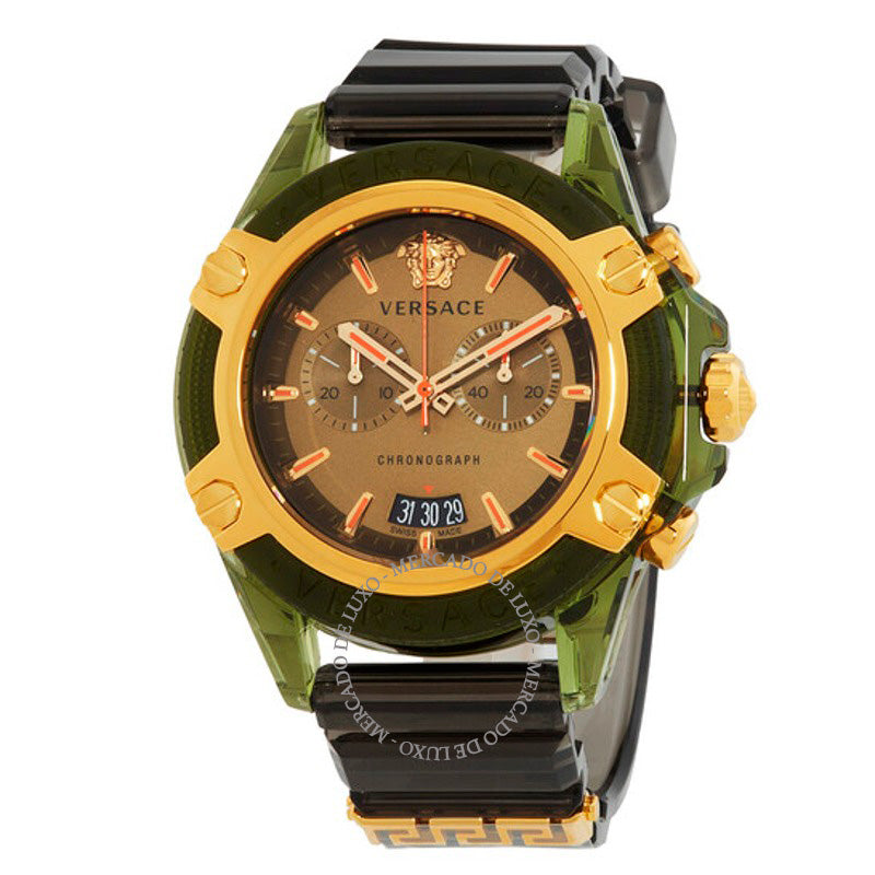 Relógio Ícone Cronógrafo Ativo Quartzo 44 mm - Mercado de Luxo - O Maior E-Commerce de Bens, Produtos e Serviços de Luxo do Brasil.