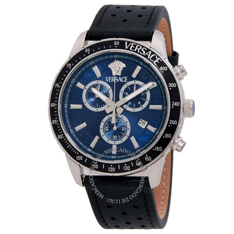 Relógio Sport Chrono Quartz Mostrador Azul 44 mm - Mercado de Luxo - O Maior E-Commerce de Bens, Produtos e Serviços de Luxo do Brasil.