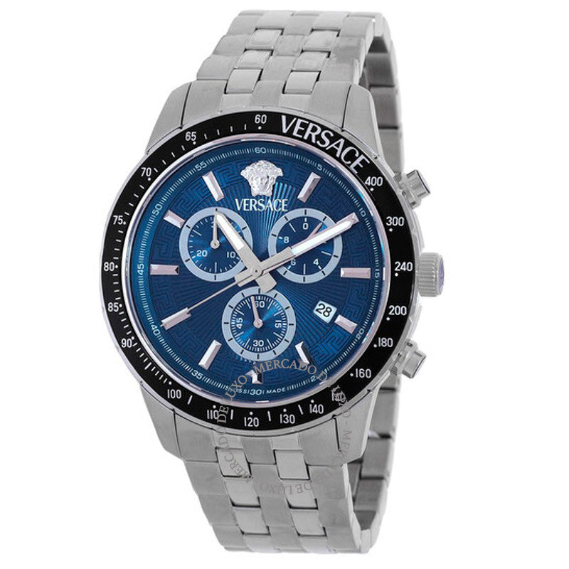 Relógio Sport Chrono Quartz Mostrador Azul 44 mm - Mercado de Luxo - O Maior E-Commerce de Bens, Produtos e Serviços de Luxo do Brasil.