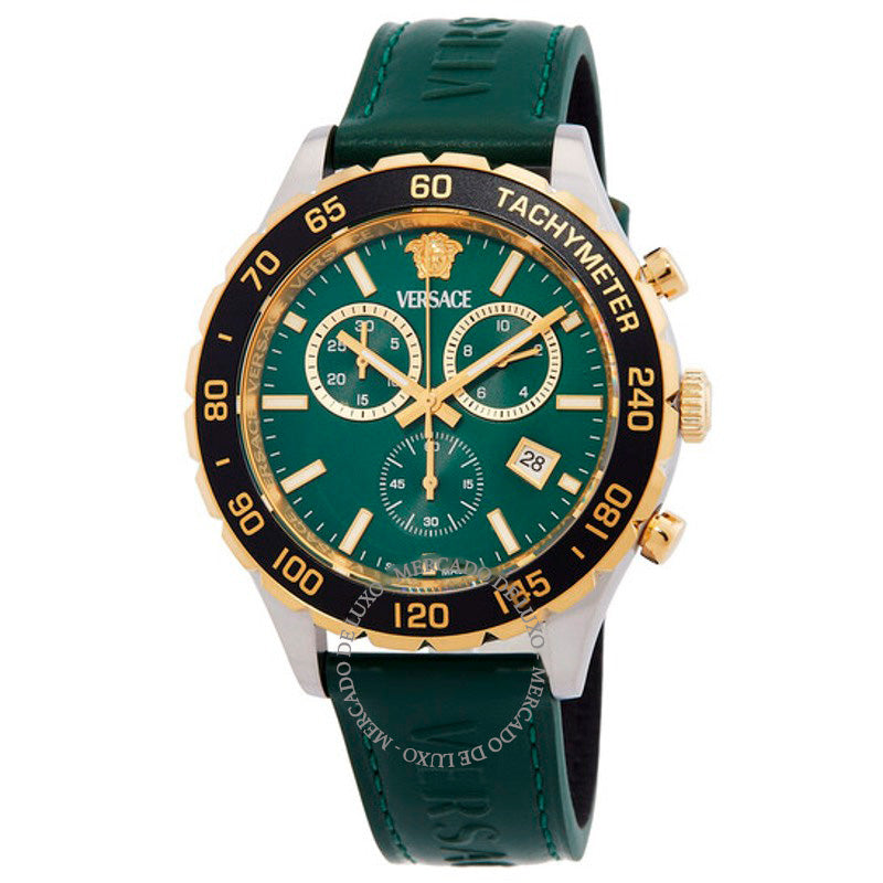 Relógio Cronógrafo Quartzo Mostrador Verde 56 mm - Mercado de Luxo - O Maior E-Commerce de Bens, Produtos e Serviços de Luxo do Brasil.