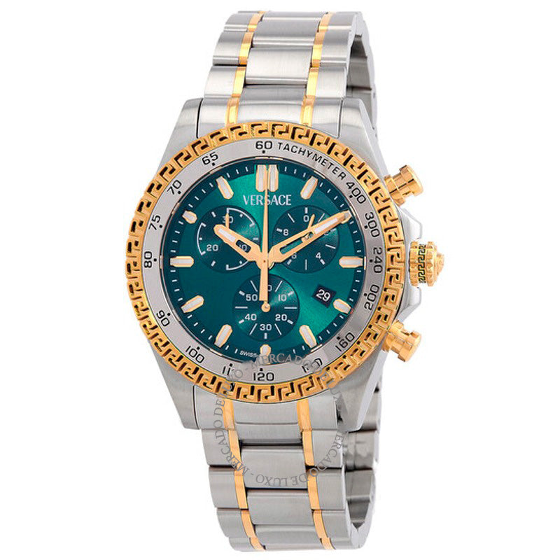 Relógio Cronógrafo Quartzo Mostrador Verde 44 mm - Mercado de Luxo - O Maior E-Commerce de Bens, Produtos e Serviços de Luxo do Brasil.