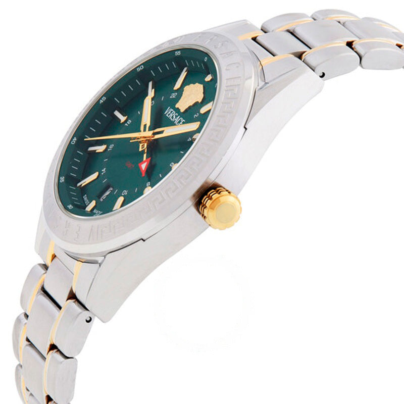 Relógio Mostrador verde de quartzo V-Code GMT 42 mm - Mercado de Luxo - O Maior E-Commerce de Bens, Produtos e Serviços de Luxo do Brasil.