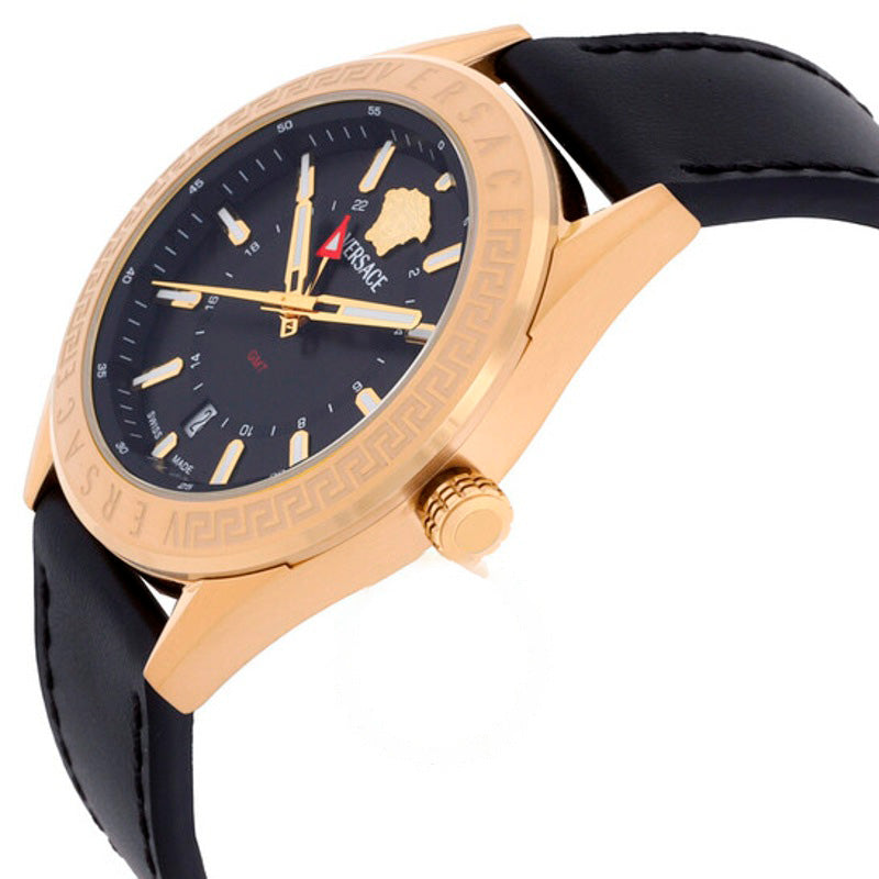 Relógio V-Code GMT Quartzo Mostrador Preto 42 mm - Mercado de Luxo - O Maior E-Commerce de Bens, Produtos e Serviços de Luxo do Brasil.