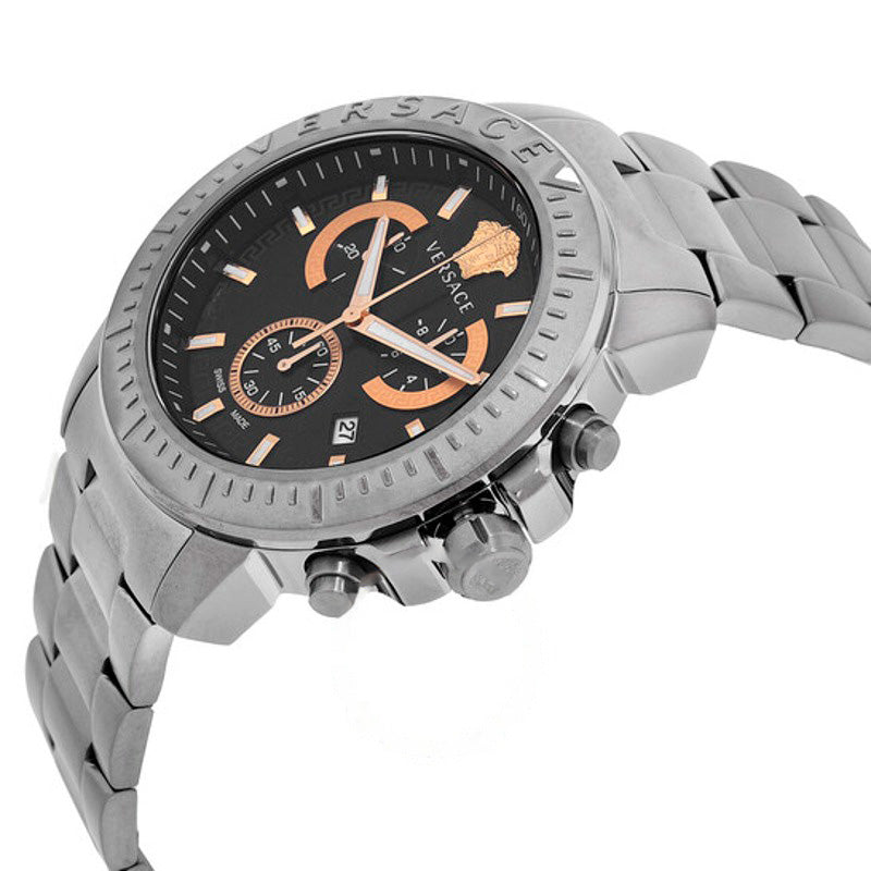 Relógio Novo Chrono Quartz Mostrador Preto 45 mm - Mercado de Luxo - O Maior E-Commerce de Bens, Produtos e Serviços de Luxo do Brasil.