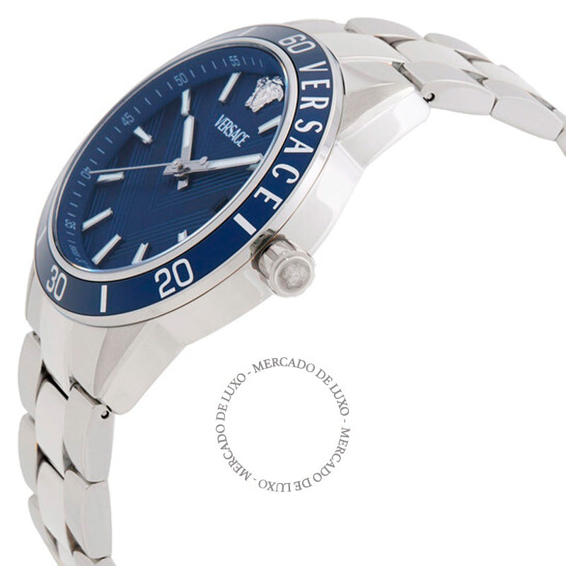Relógio Greca Urban Quartz Mostrador Azul 43 mm - Mercado de Luxo - O Maior E-Commerce de Bens, Produtos e Serviços de Luxo do Brasil.