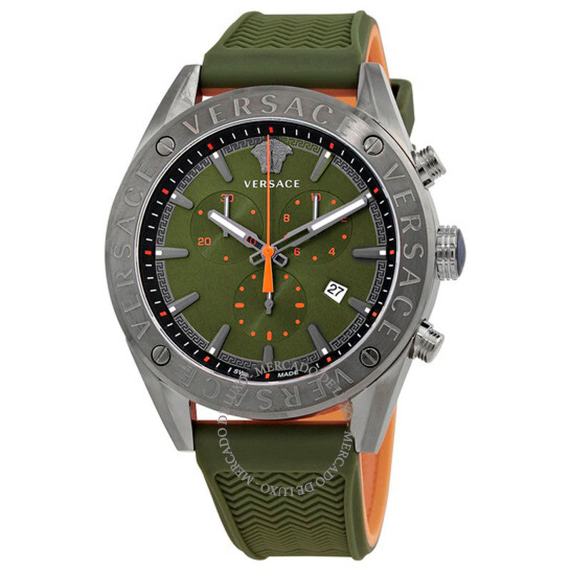 Relógio Mostrador verde de quartzo V-Chrono 44 mm - Mercado de Luxo - O Maior E-Commerce de Bens, Produtos e Serviços de Luxo do Brasil.