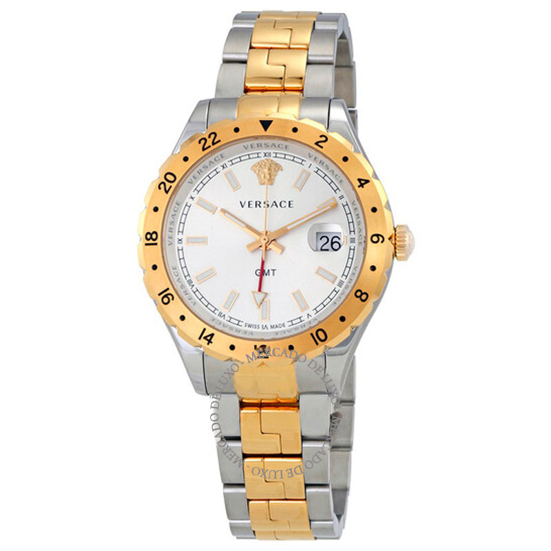 Relógio Hellenyium GMT Mostrador prateado 42 mm - Mercado de Luxo - O Maior E-Commerce de Bens, Produtos e Serviços de Luxo do Brasil.