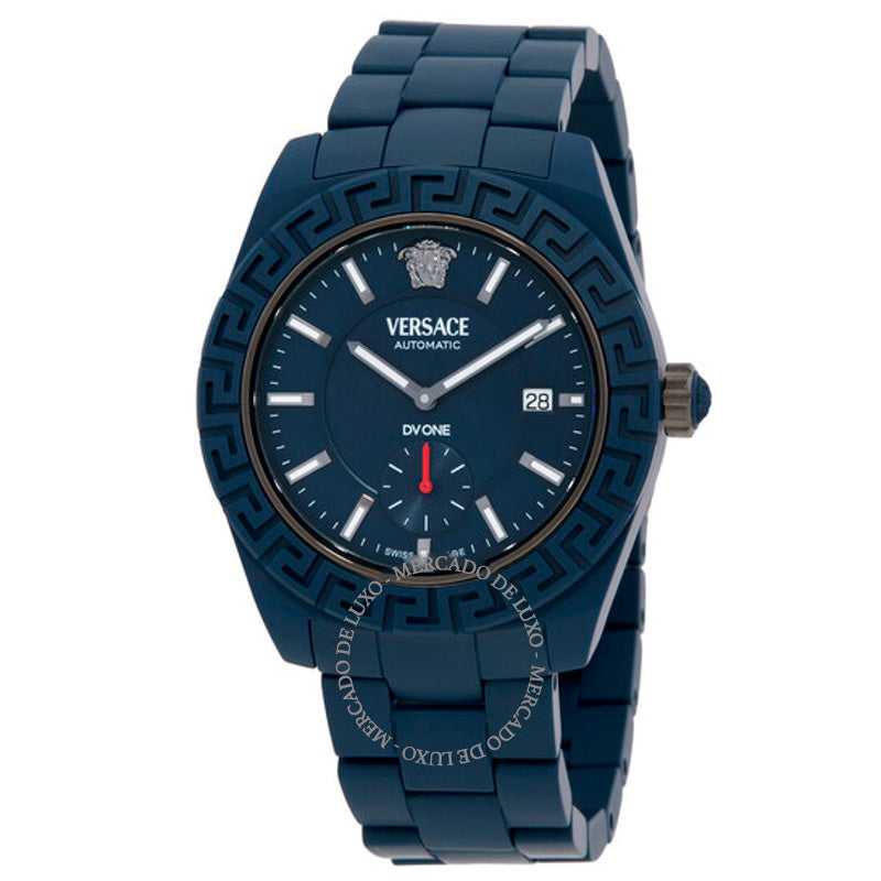 Relógio DV One Automático Mostrador Azul 43 mm - Mercado de Luxo - O Maior E-Commerce de Bens, Produtos e Serviços de Luxo do Brasil.