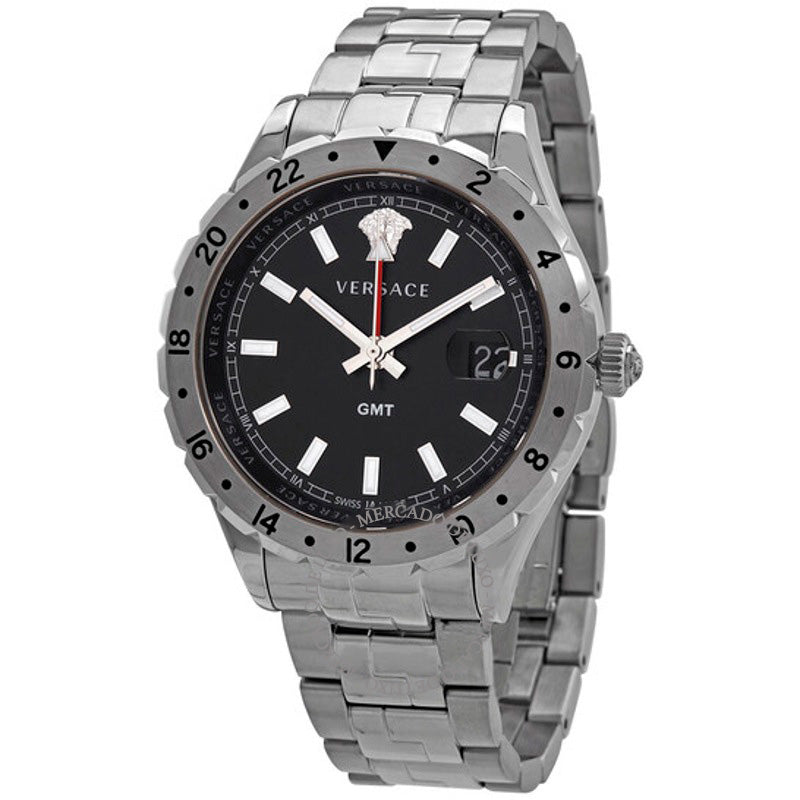 Relógio Hellenyium GMT Mostrador Preto 42 mm - Mercado de Luxo - O Maior E-Commerce de Bens, Produtos e Serviços de Luxo do Brasil.