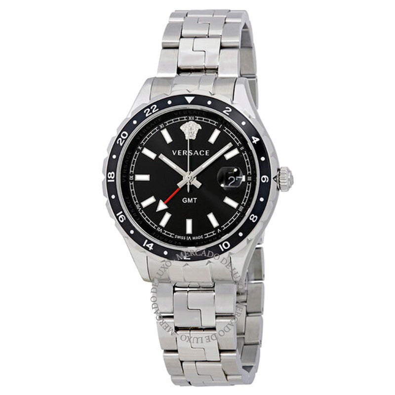 Relógio Hellenyium GMT Mostrador Preto 42 mm - Mercado de Luxo - O Maior E-Commerce de Bens, Produtos e Serviços de Luxo do Brasil.