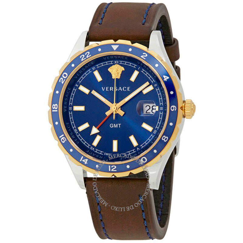 Relógio Hellenyium GMT Mostrador Azul 42 mm - Mercado de Luxo - O Maior E-Commerce de Bens, Produtos e Serviços de Luxo do Brasil.