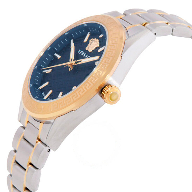 Relógio Mostrador azul de quartzo V-Code 42 mm - Mercado de Luxo - O Maior E-Commerce de Bens, Produtos e Serviços de Luxo do Brasil.