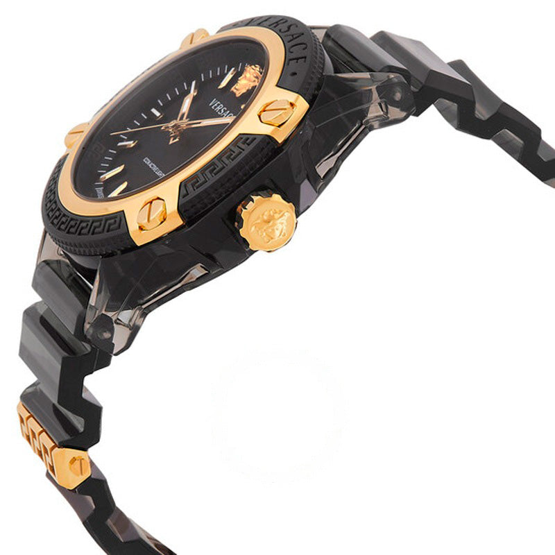 Relógio Ícone Quartzo Mostrador Preto 42 mm - Mercado de Luxo - O Maior E-Commerce de Bens, Produtos e Serviços de Luxo do Brasil.
