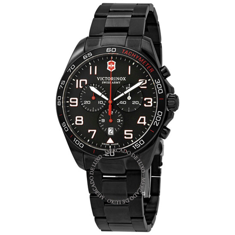 Relógio Cronógrafo FieldForce Sport Quartzo Mostrador Preto 42 mm - Mercado de Luxo - O Maior E-Commerce de Bens, Produtos e Serviços de Luxo do Brasil.