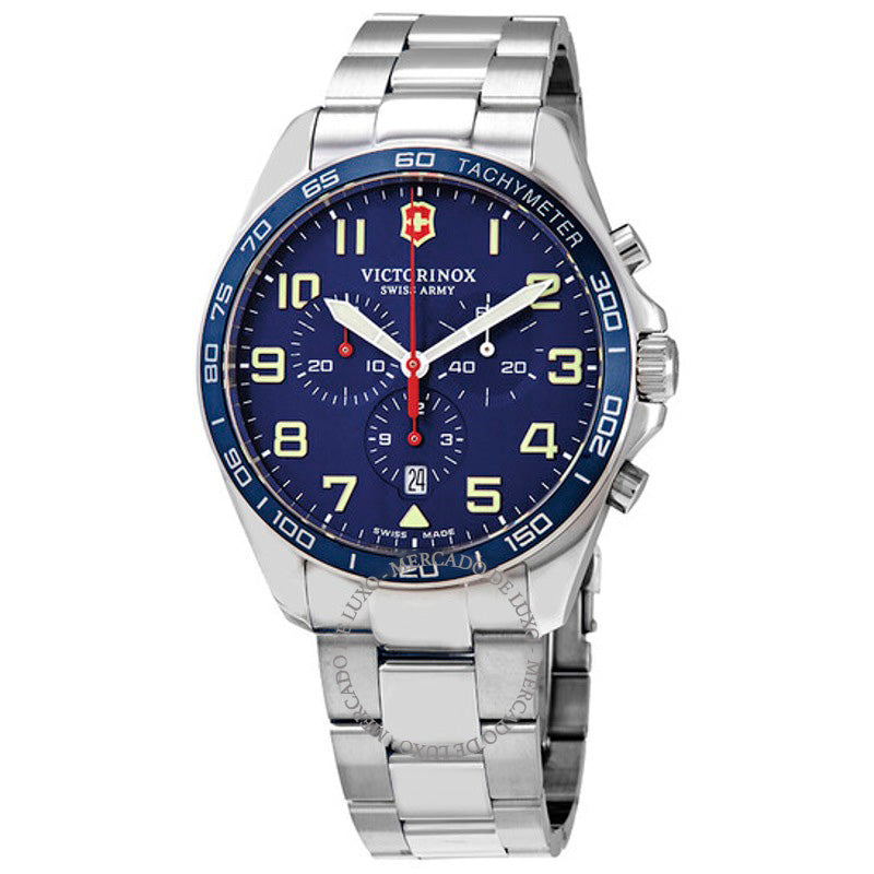 Relógio Cronógrafo Fieldforce Quartzo Mostrador Azul 42 mm - Mercado de Luxo - O Maior E-Commerce de Bens, Produtos e Serviços de Luxo do Brasil.
