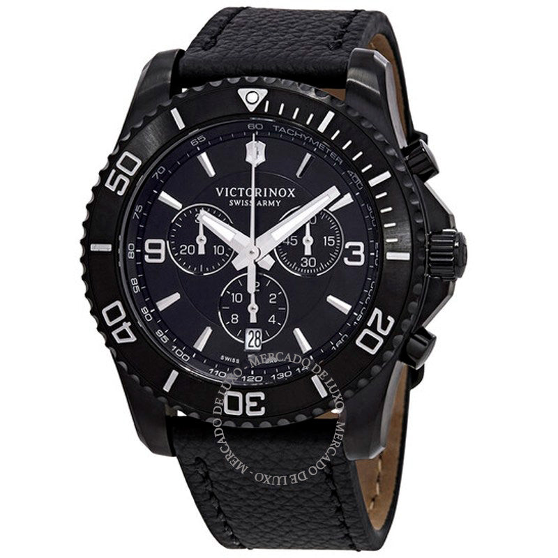 Relógio Cronógrafo Maverick Mostrador Preto 43 mm - Mercado de Luxo - O Maior E-Commerce de Bens, Produtos e Serviços de Luxo do Brasil.