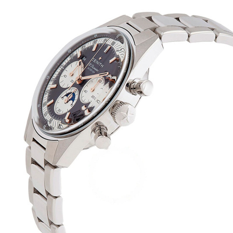 Relógio Chronomaster Original Triplo Calendário Automático Mostrador Cinza Ardósia 38 mm - Mercado de Luxo - O Maior E-Commerce de Bens, Produtos e Serviços de Luxo do Brasil.