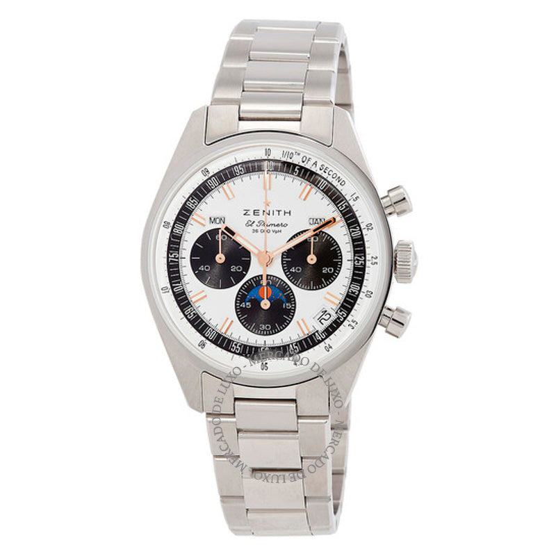 Relógio Chronomaster Original Triplo Calendário Automático Mostrador Prateado 38 mm - Mercado de Luxo - O Maior E-Commerce de Bens, Produtos e Serviços de Luxo do Brasil.