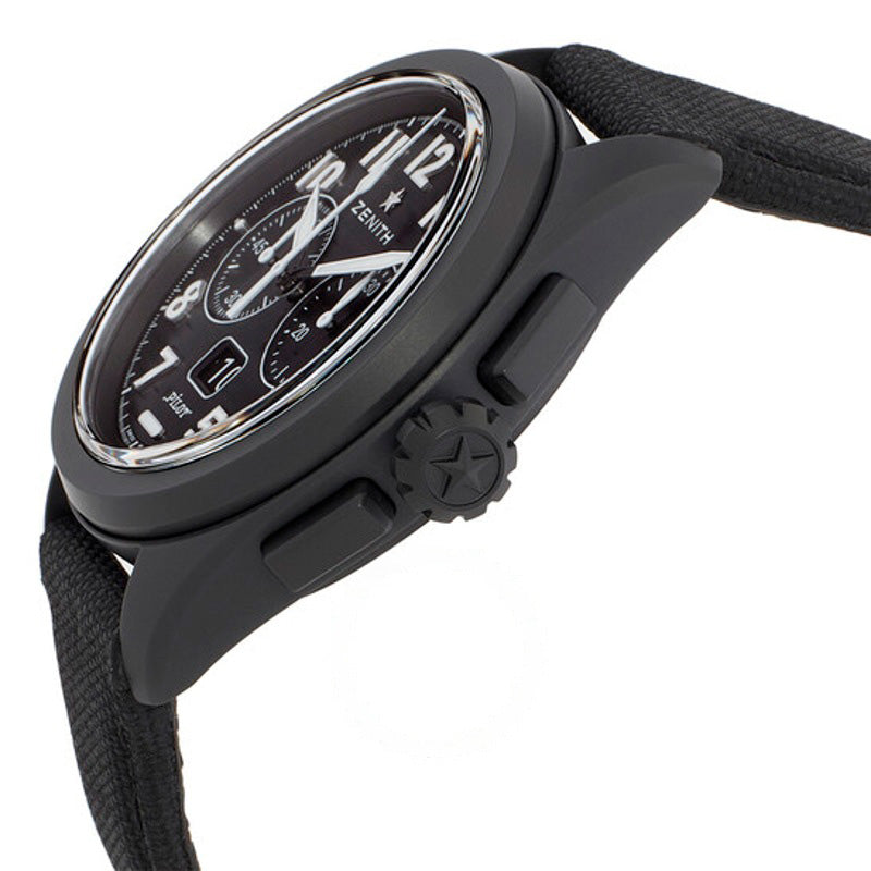 Relógio Cronógrafo Flyback Big Date Automático Mostrador de Cerâmica Preta 42 mm - Mercado de Luxo - O Maior E-Commerce de Bens, Produtos e Serviços de Luxo do Brasil.