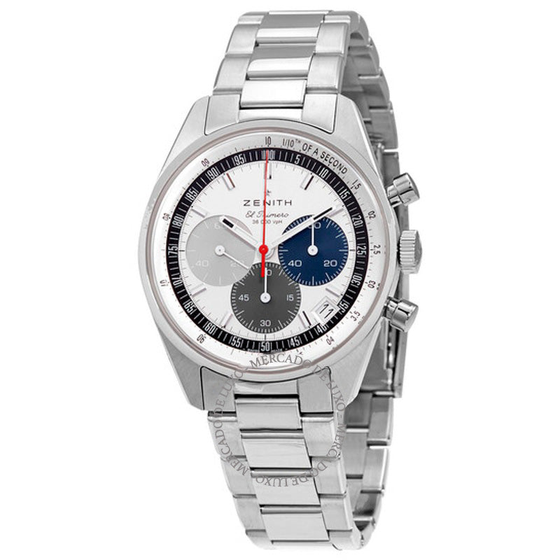 Relógio El Primero Chronomaster Cronógrafo Automático Mostrador Branco 38 mm - Mercado de Luxo - O Maior E-Commerce de Bens, Produtos e Serviços de Luxo do Brasil.