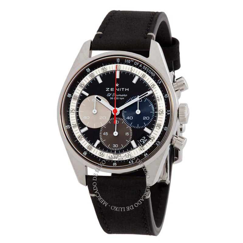 Relógio Chronomaster El Primero Cronógrafo Automático Mostrador Preto 38 mm - Mercado de Luxo - O Maior E-Commerce de Bens, Produtos e Serviços de Luxo do Brasil.