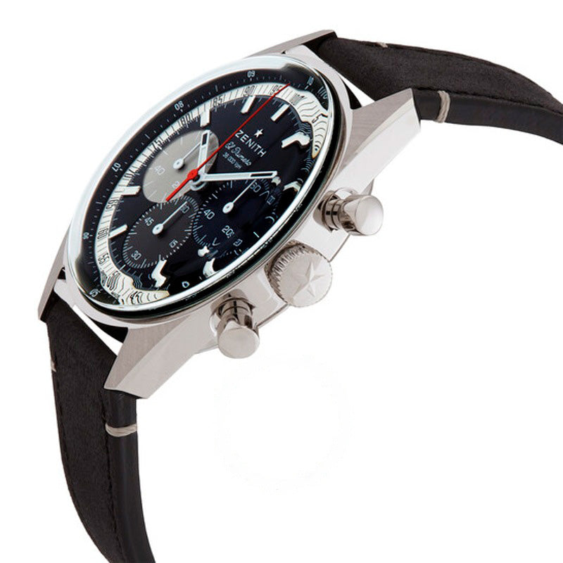 Relógio Chronomaster El Primero Cronógrafo Automático Mostrador Preto 38 mm - Mercado de Luxo - O Maior E-Commerce de Bens, Produtos e Serviços de Luxo do Brasil.