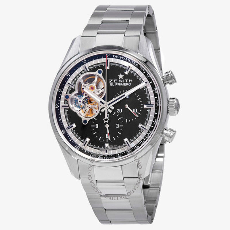 Relógio El Primero Chronomaster Automático Coração Aberto Mostrador Preto 42 mm - Mercado de Luxo - O Maior E-Commerce de Bens, Produtos e Serviços de Luxo do Brasil.