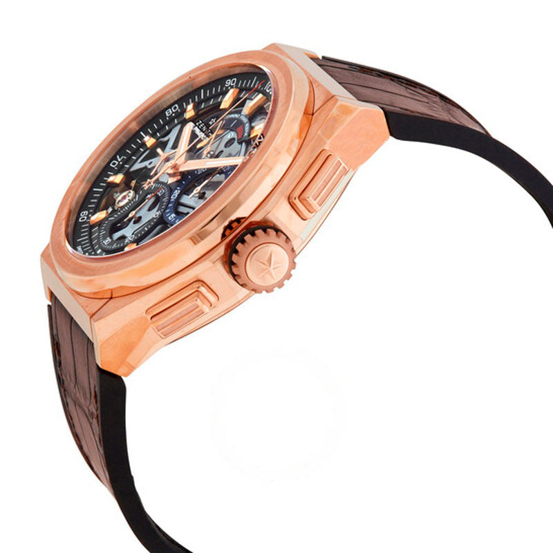Relógio Defy El Primero 21 Cronógrafo Automático Mostrador Esquelético 44 mm - Mercado de Luxo - O Maior E-Commerce de Bens, Produtos e Serviços de Luxo do Brasil.