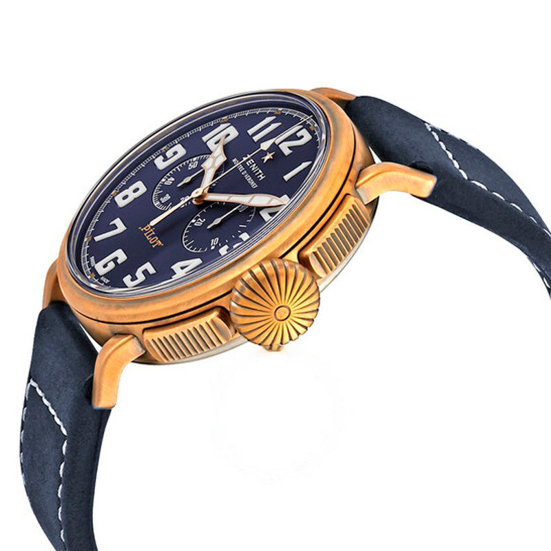 Relógio Pilot Tipo 20 Bronze Cronógrafo Automático Mostrador Azul 45 mm - Mercado de Luxo - O Maior E-Commerce de Bens, Produtos e Serviços de Luxo do Brasil.