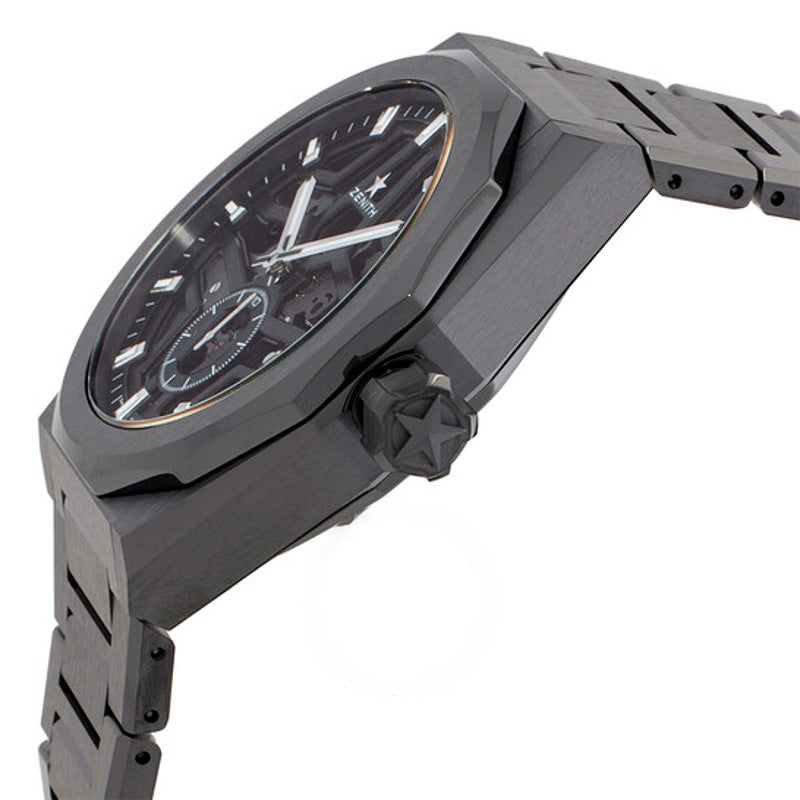 Relógio Defy Skyline Skeleton Automático Mostrador Cerâmico Preto 41 mm - Mercado de Luxo - O Maior E-Commerce de Bens, Produtos e Serviços de Luxo do Brasil.