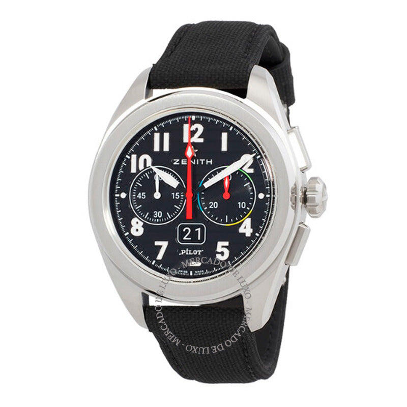 Relógio Pilot Big Date Flyback Automático Mostrador Preto  - Mercado de Luxo - O Maior E-Commerce de Bens, Produtos e Serviços de Luxo do Brasil.
