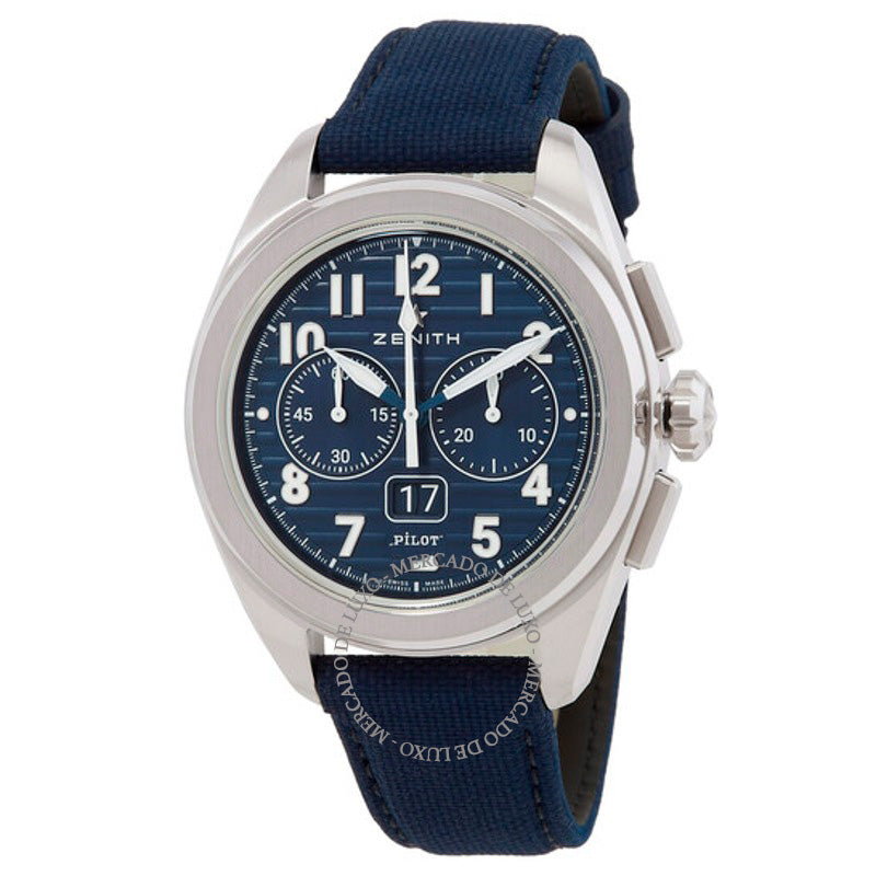 Relógio Pilot Big Date Flyback Automático Mostrador Azul 42 mm - Mercado de Luxo - O Maior E-Commerce de Bens, Produtos e Serviços de Luxo do Brasil.
