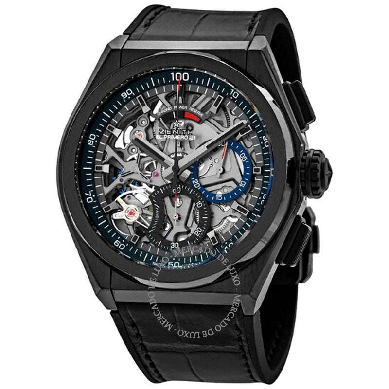 Relógio Defy El Primero 21 Cronógrafo Automático 44 mm - Mercado de Luxo - O Maior E-Commerce de Bens, Produtos e Serviços de Luxo do Brasil.