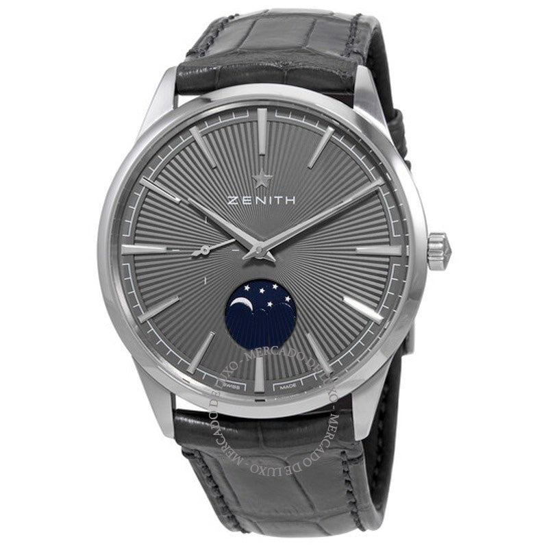 Relógio Elite Moonphase Automático Mostrador Cinza 40 mm - Mercado de Luxo - O Maior E-Commerce de Bens, Produtos e Serviços de Luxo do Brasil.