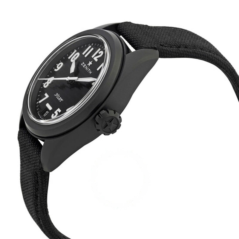 Relógio Pilot Automatic Crystal Black Dial 40 mm - Mercado de Luxo - O Maior E-Commerce de Bens, Produtos e Serviços de Luxo do Brasil.