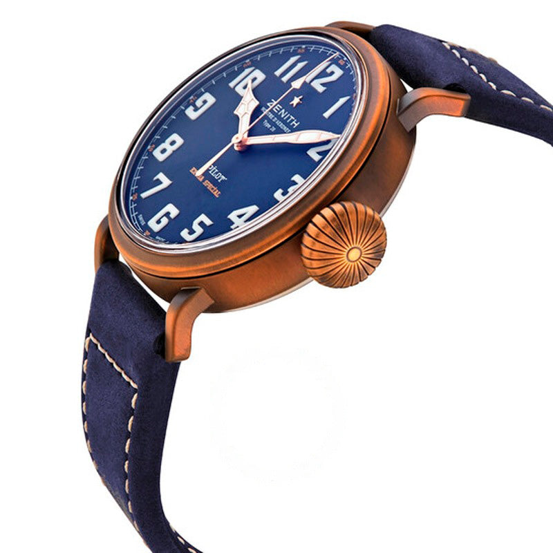 Relógio Pilot Tipo 20 Automático Mostrador Azul 45 mm - Mercado de Luxo - O Maior E-Commerce de Bens, Produtos e Serviços de Luxo do Brasil.