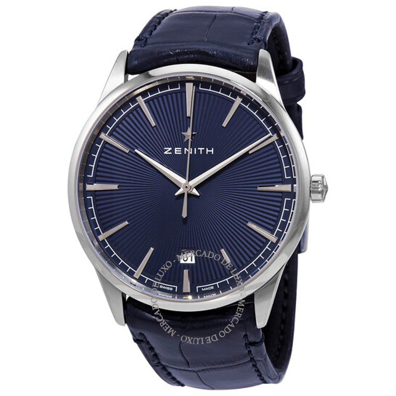 Relógio Elite Classic Automático Mostrador Azul 40 mm - Mercado de Luxo - O Maior E-Commerce de Bens, Produtos e Serviços de Luxo do Brasil.